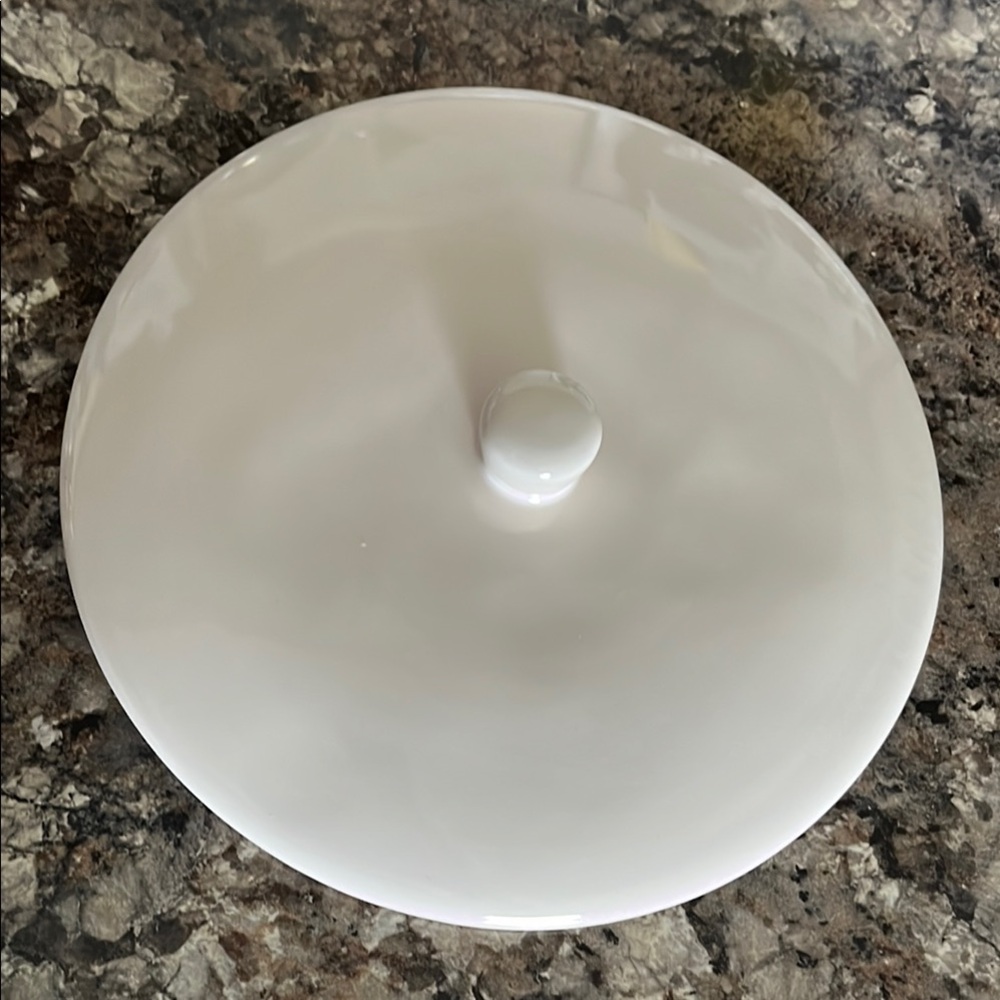 Rae Dunn Tortilla Container Replacement White Ceramic Lid